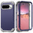 L-Style For Google Pixel 9 Pro XL Case Shockproof PC + TPU Phone Back Cover - Navy Blue  /  Dark Grey - 1