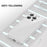 MUTURAL For iPhone 16 Pro Max Case Rounded Edge TPU+PC Clear Phone Cover - 5