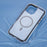 For iPhone 16 Pro Max Case Compatible with MagSafe Annular Airbags PC+TPU Phone Cover - Black - 3
