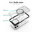 ENKAY HAT PRINCE For iPhone 14 Pro Max  Magnetic Case Honeycomb Design TPU+PC Phone Cover + Large Arc Edge Screen Protector - White - 2
