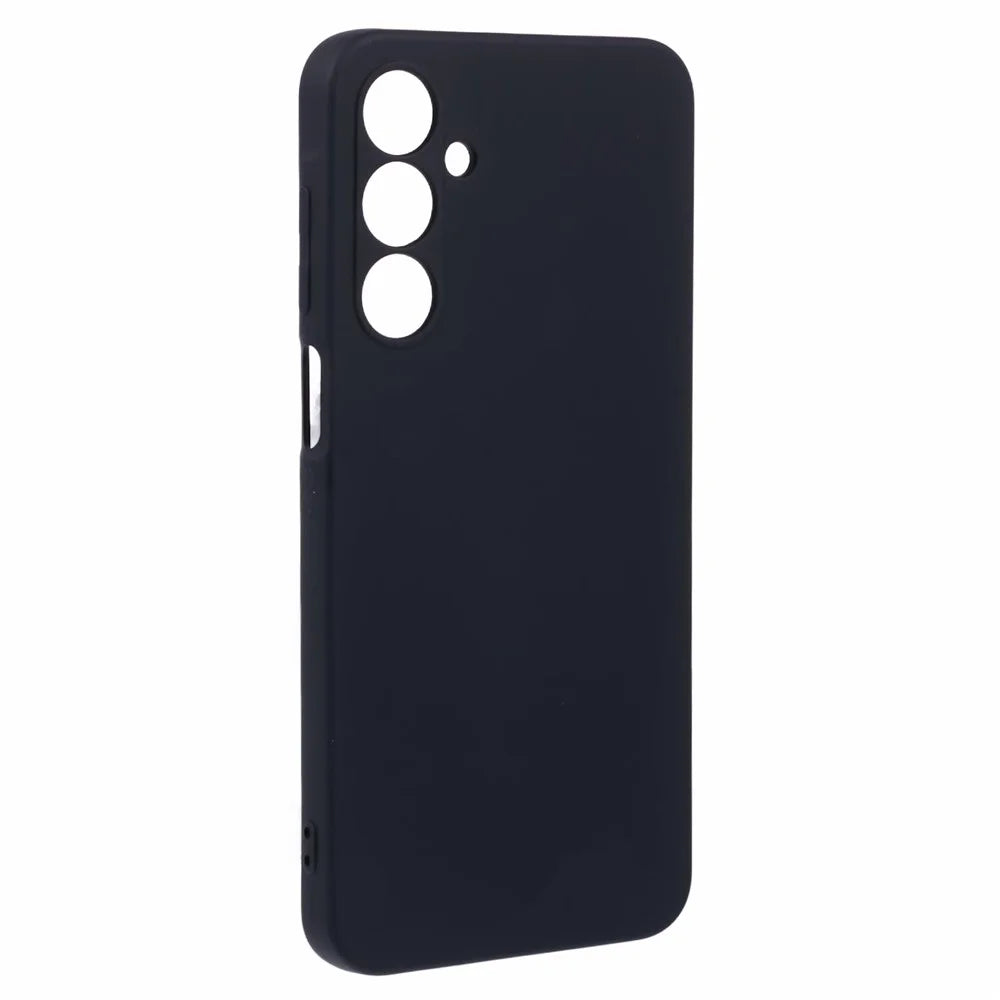 For Samsung Galaxy A16 5G / A16 4G Case TPU Back Soft Anti-Scratch Fiber Lining Phone Cover - Black - 3