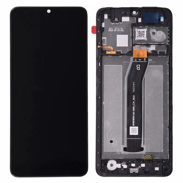 For Xiaomi Poco C61 4G / Redmi A3 4G Grade B LCD Screen and Digitizer Assembly + Frame (Without Logo) - Black - 1