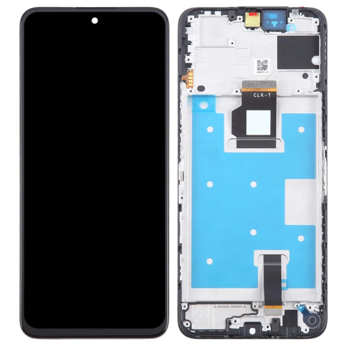 For Honor X7b 4G CLK-LX1, CLK-LX2, CLK-LX3 OEM Grade S LCD Screen and Digitizer Assembly + Frame (Without Logo) - 1