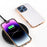 For iPhone 16 Pro Max Case Electroplating Phone Cover Colored Glitter Design PU+TPU Protective Case - Gardenia White - 4