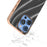 For iPhone 16 Pro Case Electroplating Phone Cover Milky Way Pattern PU+TPU Protective Case - Grey - 3