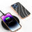 For iPhone 16 Pro Case Electroplating Phone Cover Milky Way Pattern PU+TPU Protective Case - Grey - 4