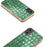 ABEEL For iPhone 16 Case Electroplating Phone Cover Crocodile Texture Genuine Cow Leather+TPU Protective Case - Green - 2