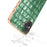 ABEEL For iPhone 16 Case Electroplating Phone Cover Crocodile Texture Genuine Cow Leather+TPU Protective Case - Green - 3