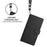 For Samsung Galaxy A16 5G / A16 4G Case RFID Blocking Wallet Leather Phone Cover with Strap - Black - 7
