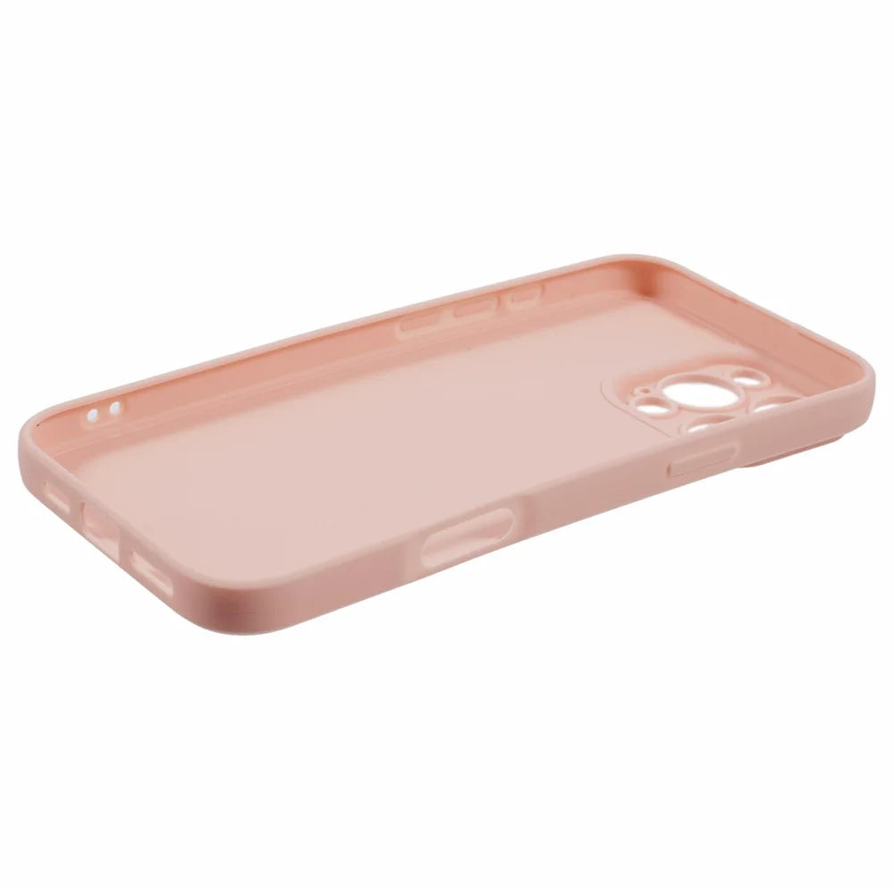 For iPhone 16 Pro Case Precise Cut-Outs Straight Edge TPU Shockproof Phone Cover - Pink - 4