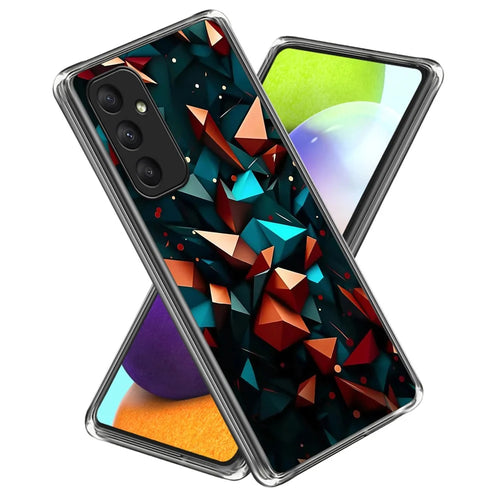 For Samsung Galaxy A35 5G Case Shock-Absorbent TPU Pattern Printed Phone Cover - Style A - 1