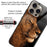 For iPhone 16 Pro Max Case Tempered Glass TPU Drop-Proof Phone Cover Pattern Printing - Style A - 2