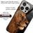 For iPhone 16 Pro Case Tempered Glass TPU Drop-Proof Phone Cover Pattern Printing - Style A - 2
