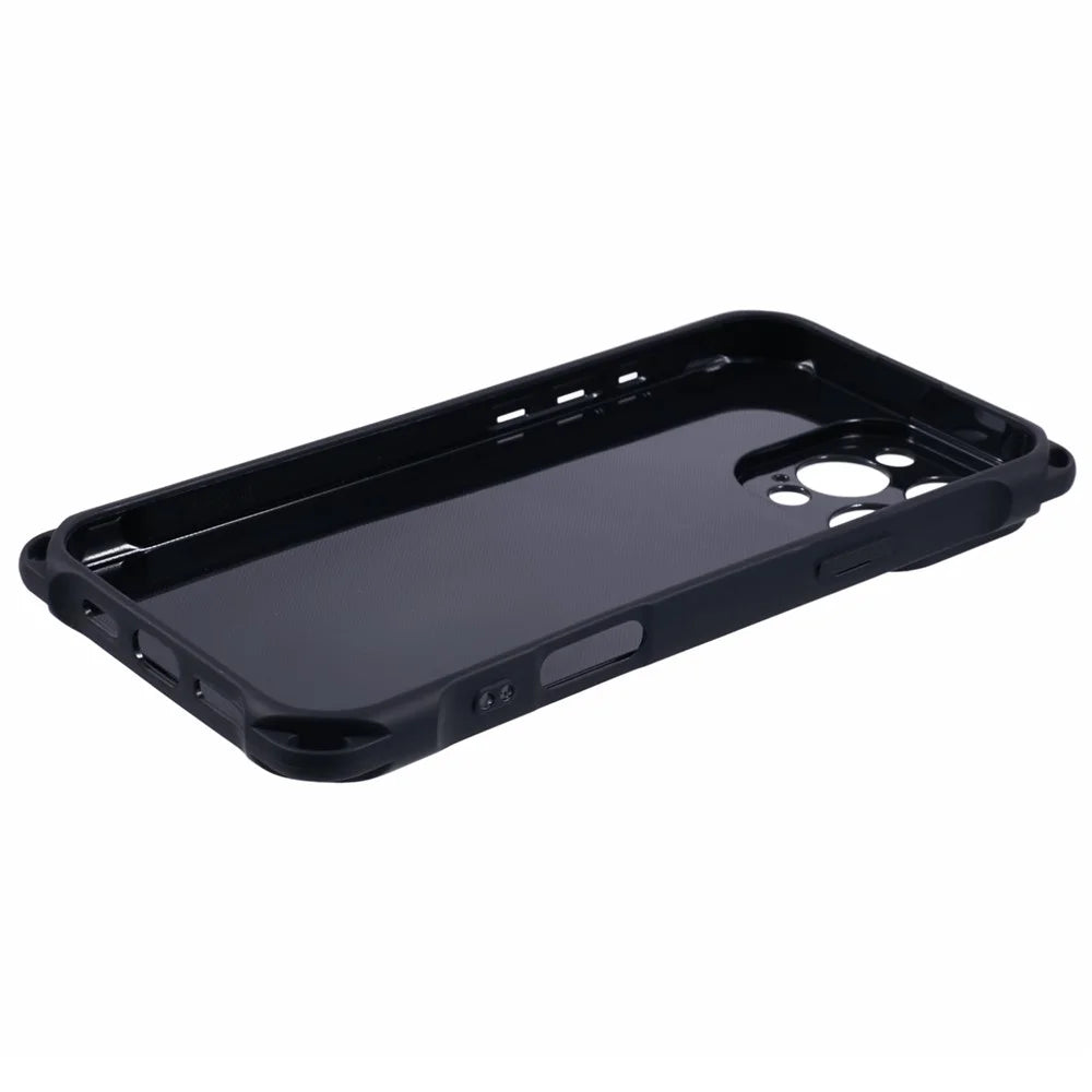 For iPhone 16 Pro Max Case Reinforced Corner Protection TPU Phone Cover - Black - 4