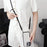 For iPhone 16 Pro Max Case TPU+PC Crystal Clear Back Cover with Lanyard - Black - 3