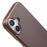 X-LEVEL For iPhone 16 Magnetic Case Hard PC Phone Cover Carbon Nano-Fiber Texture - Titanium Gold - 6