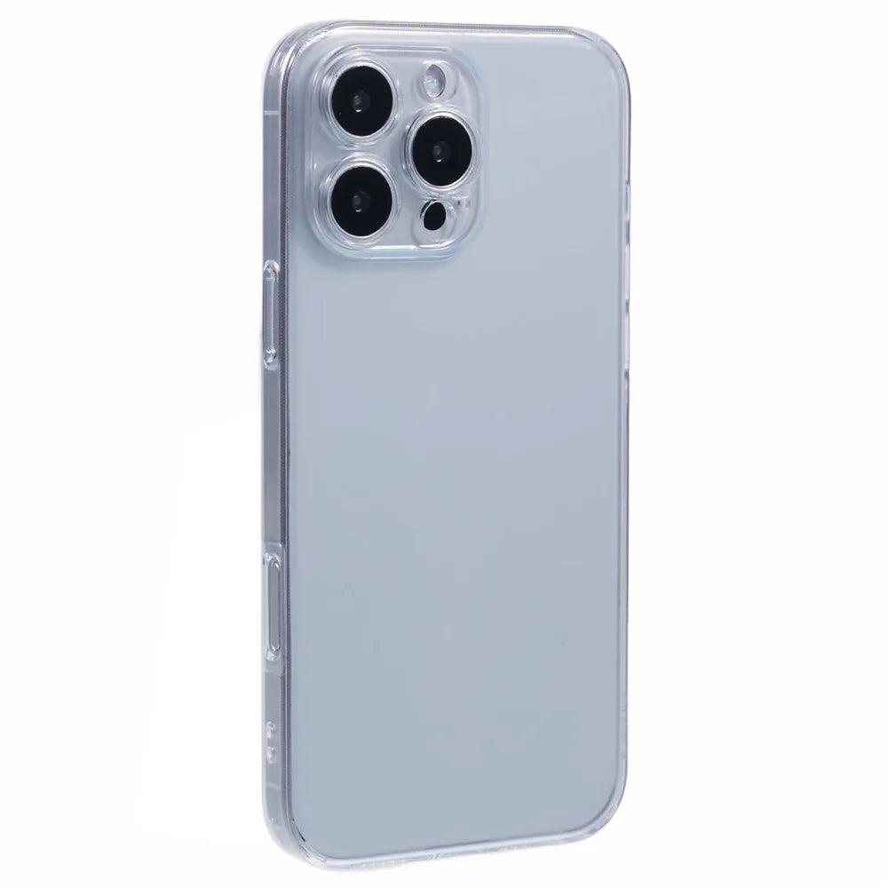X-LEVEL For iPhone 16 Pro Max Case Precise Cutout Matte Tempered Glass+TPU Phone Cover - Transparent - 1