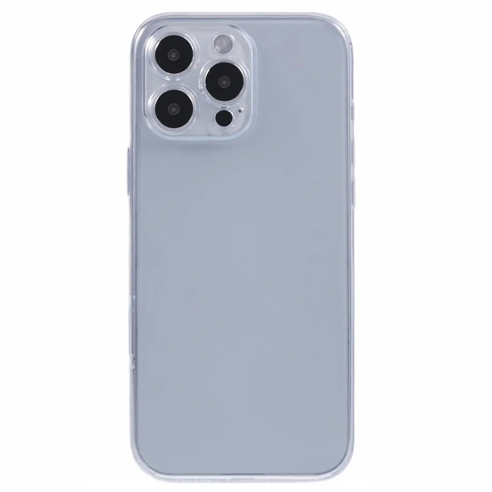 X-LEVEL For iPhone 16 Pro Max Case Precise Cutout Matte Tempered Glass+TPU Phone Cover - Transparent - 3