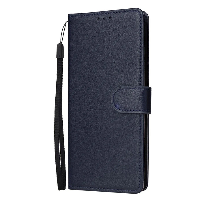 For Samsung Galaxy A06 4G Case Wallet Stand View PU Leather Phone Cover - Blue - 5