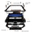 R-JUST For iPhone 16 Plus Case PC+Silicone+Metal Kickstand Phone Cover with Tempered Glass Film - Black - 7