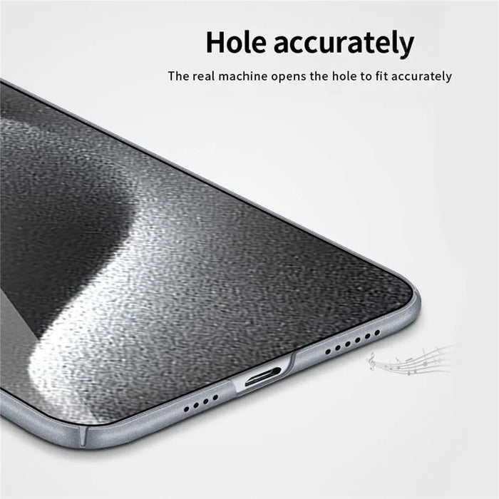 MOFI Shield Matte Series for iPhone 16 Pro Case PC Phone Cover Slim Fit - Black - 7