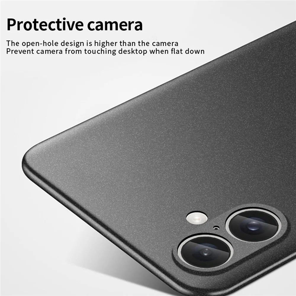 MOFI Shield Matte Series for iPhone 16 Case PC Phone Cover Slim Fit - Black - 4