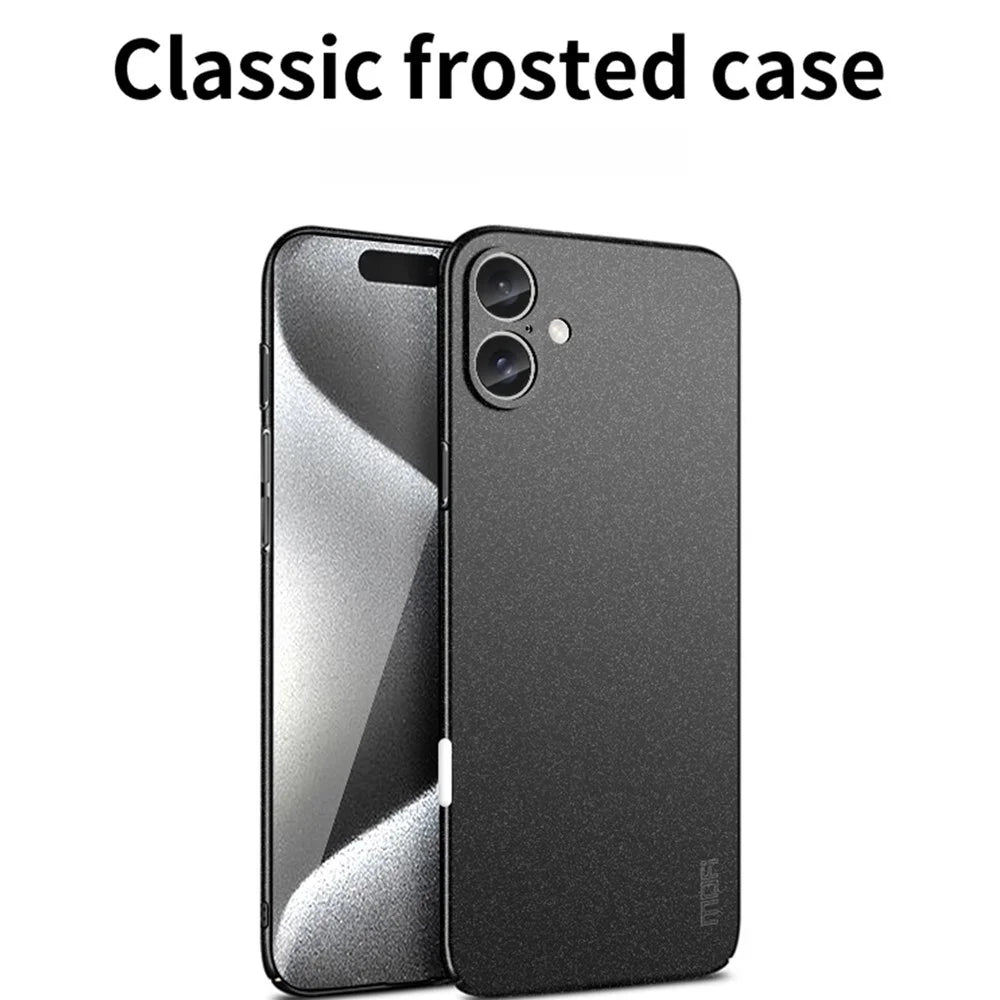 MOFI Shield Matte Series for iPhone 16 Plus Case PC Phone Cover Slim Fit - Blue - 2