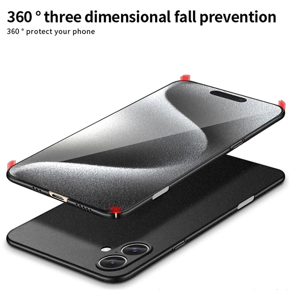 MOFI Shield Matte Series for iPhone 16 Plus Case PC Phone Cover Slim Fit - Blue - 6