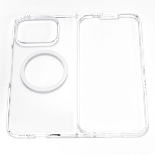 For Google Pixel 9 Pro Fold 5G Magnetic Case Anti-Scratch Transparent PC Phone Cover - 1