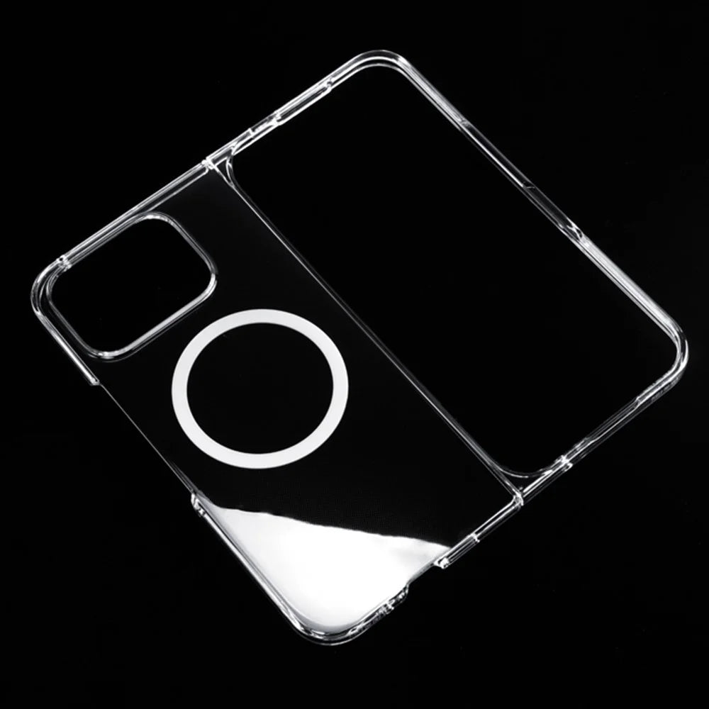 For Google Pixel 9 Pro Fold 5G Magnetic Case Anti-Scratch Transparent PC Phone Cover - 2