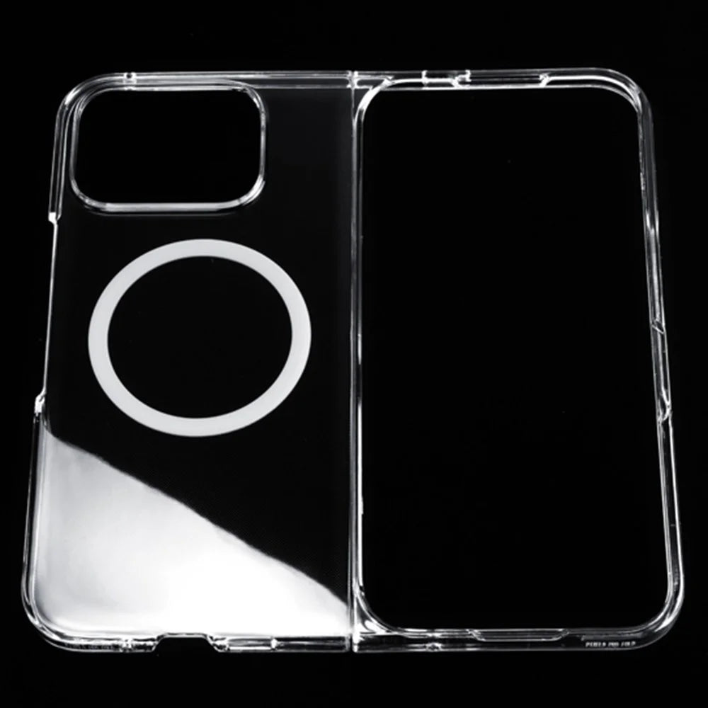 For Google Pixel 9 Pro Fold 5G Magnetic Case Anti-Scratch Transparent PC Phone Cover - 3