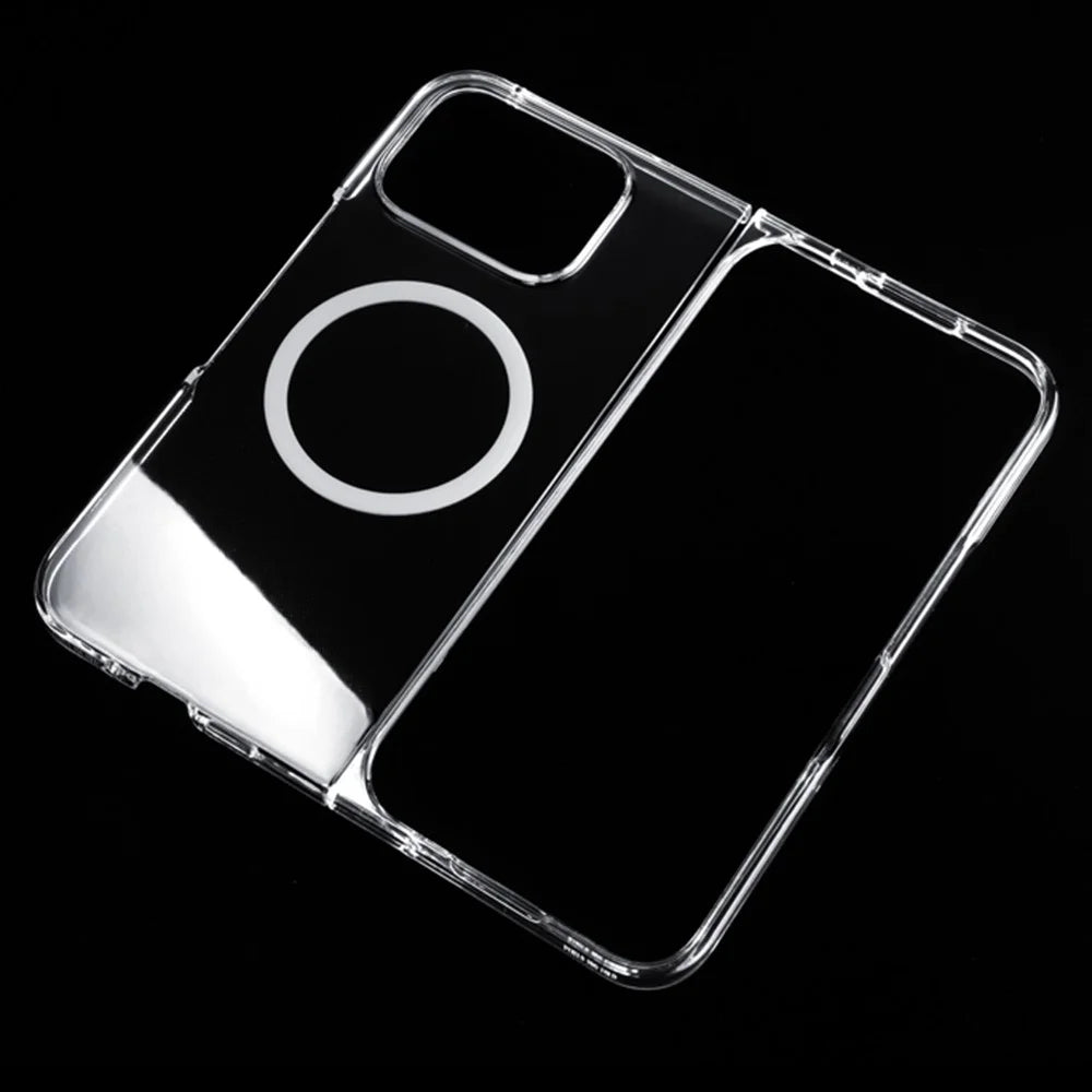 For Google Pixel 9 Pro Fold 5G Magnetic Case Anti-Scratch Transparent PC Phone Cover - 4