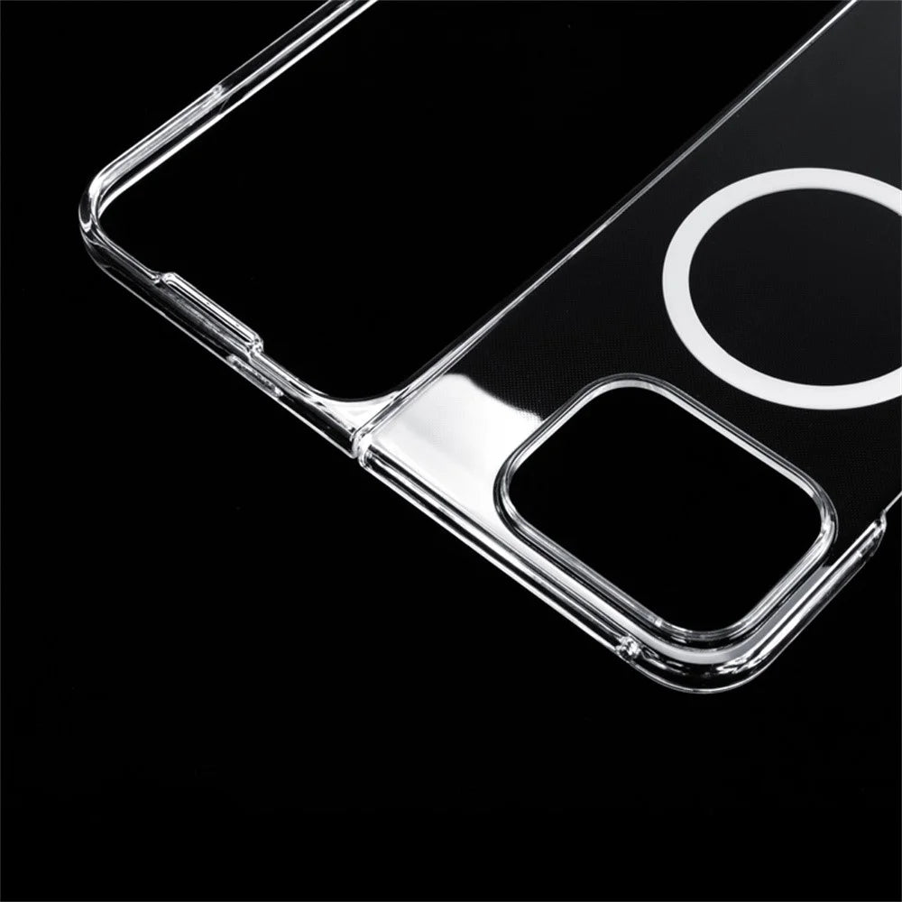 For Google Pixel 9 Pro Fold 5G Magnetic Case Anti-Scratch Transparent PC Phone Cover - 7