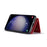 DG.MING M2 Series for Samsung Galaxy S24 FE Case PU+PC+TPU Phone Cover Detachable Wallet - Red - 2