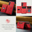 DG.MING M2 Series for Samsung Galaxy S24 FE Case PU+PC+TPU Phone Cover Detachable Wallet - Red - 7