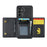 DG.MING M5 Series For Samsung Galaxy S24 FE Case Detachable Magnetic Leather Phone Cover with Card Slots - Black - 2