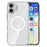 For iPhone 16 Case Compatible with MagSafe Airbag Design PC+TPU Clear Phone Cover - 1