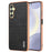 AZNS For Samsung Galaxy A16 5G / A16 4G Case Electroplating Crocodile Texture PU+TPU Phone Cover - Black - 1