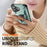 For iPhone 16 Case PC+ TPU Anti-Drop Phone Cover with Ring Kickstand - Dark Green - 4