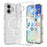 For iPhone 16 Plus Case Compatible with MagSafe Airbag Design PC+TPU Clear Phone Cover - 4