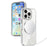 For iPhone 16 Pro Case Compatible with MagSafe Airbag Design PC+TPU Clear Phone Cover - 7