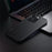 SULADA For iPhone 16 Pro Max Case Compatible with MagSafe Metal Lens Frame PU+TPU Phone Cover - Black - 1