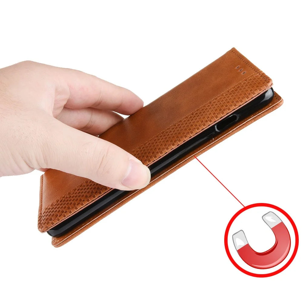 For TECNO Spark Go 2025 / Spark Go 1 / Pop 9 4G Leather Case Wallet Stand Retro Texture Phone Cover - Brown - 4