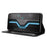 For itel P65 P671L Leather Case Wallet Stand Retro Texture Phone Cover - Black - 3