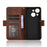 For itel A50C A669L Leather Case Phone Wallet Cover with Multiple Card Slots - Brown - 5