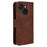 For itel A50C A669L Leather Case Phone Wallet Cover with Multiple Card Slots - Brown - 7
