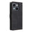 For itel A50C A669L Wallet Case RFID Blocking PU Leather Cover Stand View - Black - 7