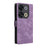 For itel P65 P671L Wallet Case RFID Blocking PU Leather Cover Stand View - Purple - 7