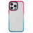 Bulk Purchasing For iPhone 15 Pro Max Case Anti-Scratch PC+TPU+TPE Clear Back Cover - Gradient Pink+Cyan - 1