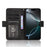 For iPhone 16 Pro Leather Case Phone Wallet Cover with Multiple Card Slots - Black - 3
